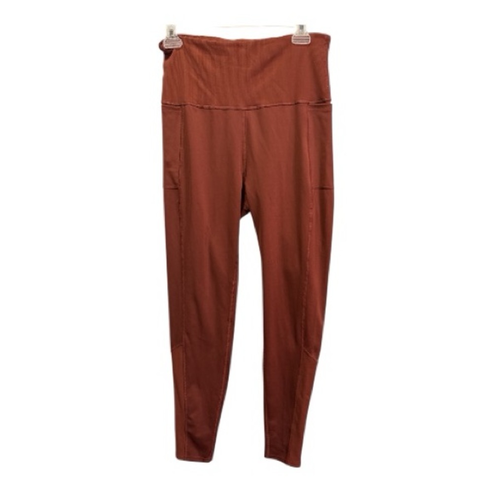 Columbia  Rust High-Waist Leggings. Size large